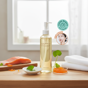 HEVEBLUE 250ML Salmon-Caring Centella Aceite limpiador ligero Limpiador facial de alta calidad - Product Image 3