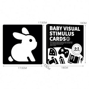 Cartes d'apprentissage précoce colorées avec chiffres et alphabet, cartes flash pour le développement sûr des bébés de 24 à 36 mois - Product Image 6