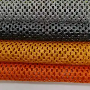 Hot selling Fashion The latest version 100% Polyester stripe mesh fabric for chairs for home textiles
