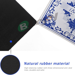 Vente chaude Tapis de table de mahjong portable personnalisé de qualité supérieure en fibre de polyester Tapis de bureau de poker Texas Hold'em Antidérapant Tapis de mahjong en néoprène - Product Image 4
