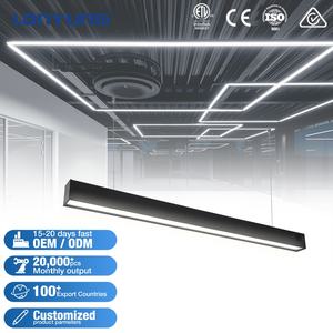 60W 120W Bürobeleuchtung Deckenleuchte 4FT 8FT LED Linearleuchte Pendelleuchte Modern für Werkstatt Büro Friseursalon - Product Image 1
