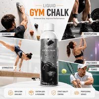 Craie liquide premium sans traces, respectueuse de la peau, forte adhérence, carbonate de magnésium pour la gymnastique, l'escalade, la pole dance