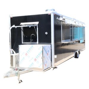 Nouveau style de camion fourgonnette alimentaire avec machine à snack Nouveau produit Belgique Remorque de camion alimentaire mobile Cuisine complète - Product Image 1