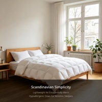 Couette de luxe 90% duvet de canard blanc, chaleur toute saison, ensembles de couettes en coton, literie, édredons de luxe, fabricant en gros