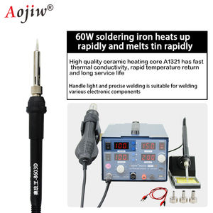 Aojiw 8603D Nouveau Modèle SMD 3A Mobile <span class=keywords><strong>DC</strong></span> Alimentation Station de Réparation Pistolet à Air Chaud Démontage Station de Soudage pour le Soudage Mobile - Product Image 4