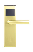 Serrure de porte en acier inoxydable 304 LOCKAI, carte RFID intelligente, clé mécanique, carte mémoire, contrôle par application SDK pour contrôle d'accès hôtelier