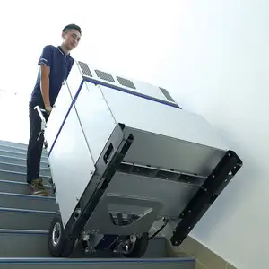 Treppen klettern Kranken tragen Transport ausrüstung 2 In 1 Aluminium Hand Truck Beliebte angetriebene Mini elektrische Paletten schiene Treppen wagen