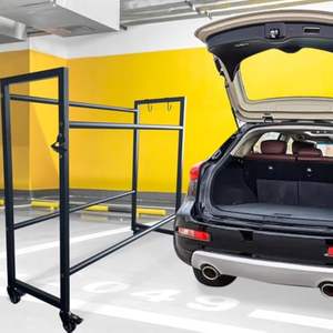 2 단 프리 스탠딩 스틸 음료 상자 랙 롤러 및 병따개 물 및 맥주병 보관 랙 식료품 저장실 음료 보관 - Product Image 2