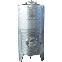 Cuve de Fermentation et de Stockage de Vin à Plaque Alvéolée en Acier Inoxydable Précis 304/316 de 5000L pour Vignobles, Brasseries, Jus, Cidres et Vinaigres