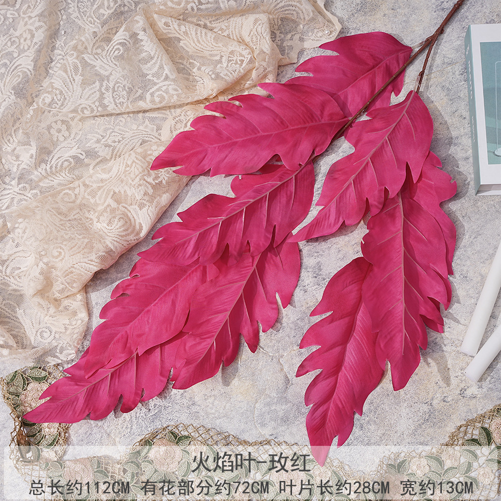 FS-Flame Leaf-Rose Rouge
