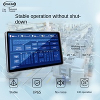 Yanling 21.5 "tablette industrielle PC intégré tout-en-un multi-touch large contrôle de la pression processeur Intel Quad Core