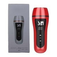 Masturbateur masculin numérique automatique vibrant, godet de masturbation à succion et serrage, sensations corporelles réalistes, effets sonores, USB