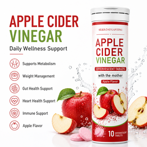 Tabletas Efervescentes de Vinagre de Sidra de Manzana, Fabricante de Marca Privada, Tabletas Solubles para Bebidas, Empaque Personalizado, Venta al Por Mayor - Product Image 3