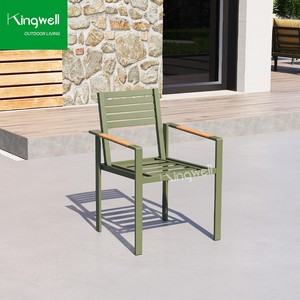 Stoelen in eenvoudige moderne stijl, stapelbaar tuinmeubilair voor buiten, eetkamerstoel voor restaurant, hotel, balkon - Product Image 3