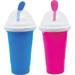 New Arrivals Magic Cup Slushy <b>Maker</b> Reusable Instant Slushie Cup With Lid Food Safe Silicone Squeeze Icy Cup - Product Image 1