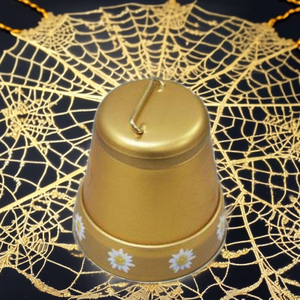 Thiết Kế Mới Vàng Bạc Chuông Giáng Sinh Trang Trí Tùy Chỉnh Kim Loại Lon Thiếc Sang Trọng Halloween Đồ Chơi Trẻ Em Chuông Đồ Chơi Mini Nhỏ Tin Có Thể - Product Image 1