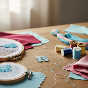 Applicazioni di Margherite Blu di Ilan Flores, 2,5 cm, 6 Pezzi per Decorazioni Artigianali - Product Image 3