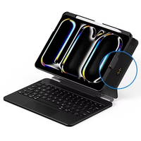 Nouvel Étui Clavier Magique pour iPad (A16) 11" (2025) 10ème génération (2022) 10.9" avec Hub d'Extension 4-en-1 Connecteur Magnétique Intelligent OEM ODM