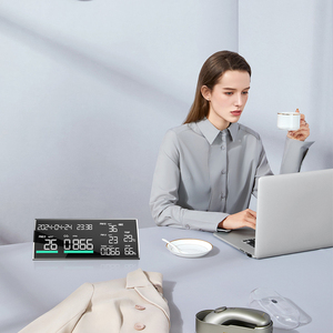 Monitor de Calidad del <span class=keywords><strong>Aire</strong></span> Multifuncional 9 en 1 a <span class=keywords><strong>Precio</strong></span> Promocional, Detector de <span class=keywords><strong>Aire</strong></span> con PM2.5, CO2, TVOC, Temperatura y Humedad - Product Image 5