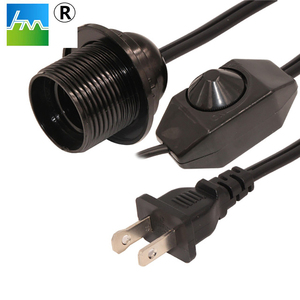US 2 Pin Cắm E12 10A 250V Dây Đèn Muối Himalaya Có Công Tắc Mờ - Product Image 2
