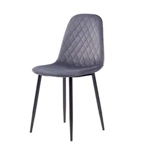 kitchen furniture Scandinavian design modern home furniture chairs velvet chair dining modern grey dining chairs for dinner