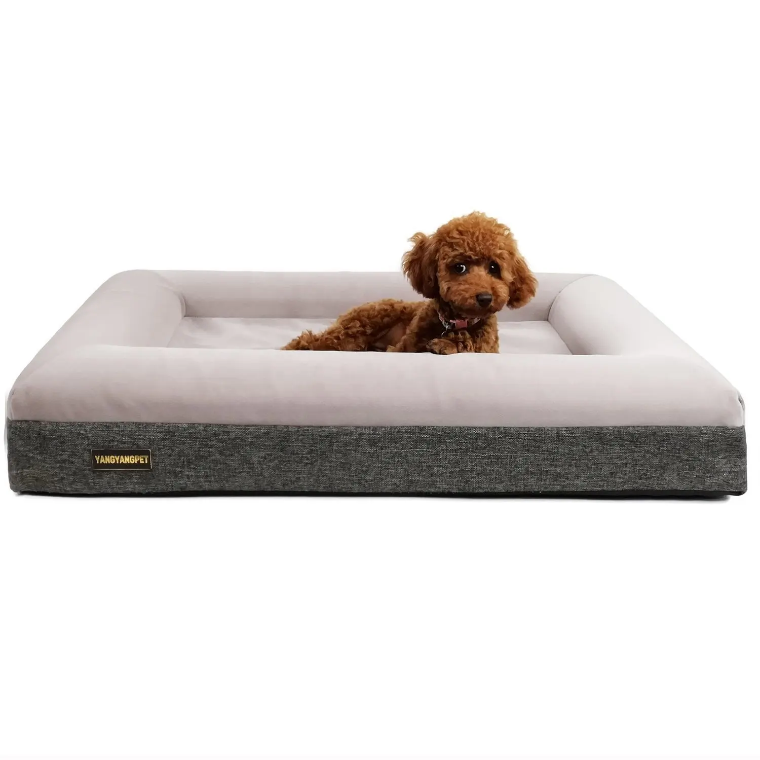 Hongju asiento de coche gigante personalizado para perros pequeños moderno de moda Grande Mediano pequeño perro cama de coche cama para mascotas estera suave acogedor y esponjoso colchón para mascotas