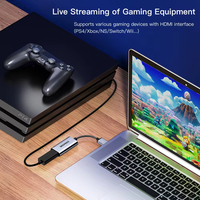 Tarjeta Capturadora de Video HDMI 4K SAMZHE, USB 2.0, 1080P Full HD, Adaptador Grabador de Transmisión de Juegos para PC, Laptop, Transmisión en Vivo