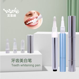 Bolígrafo blanqueador de dientes Worie de 15g en tubo metálico con cabezal de cepillo para cuidado bucal - Product Image 1