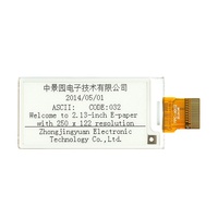 Panel Layar E-Ink EPD Epaper Tipis 2,13 inci Hitam Putih & Merah, Modul Kertas Elektronik untuk Label Rak Elektronik