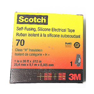 Ruban électrique de réparation en caoutchouc de silicone à fusion automatique Scotchs 70 Ruban électrique isolant haute tension à l'ozone résistant aux arcs - Product Image 5