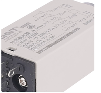 Relais temporisé de contrôle de temporisation à l'activation JSZ6-4 AC/DC 220V 5A 4NO+4NC 60 secondes Alliage d'argent 14P