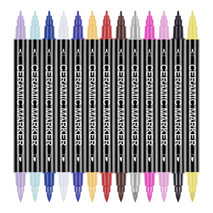 Juego de rotuladores de cerámica horneados de alta temperatura de 36 colores, rotulador permanente de <span class=keywords><strong>porcelana</strong></span> <span class=keywords><strong>para</strong></span> dibujar sobre <span class=keywords><strong>porcelana</strong></span> de cerámica - Product Image 1