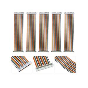 OEM FFC Costume Vw-1-Hf 40Pin 2.54Mm Pitch <span class=keywords><strong>Ribbon</strong></span> Cabo 34 36 Pin Flat RFID Cabo Plano 8pin IDC 28awg FEP Cablagem Plana - Product Image 2