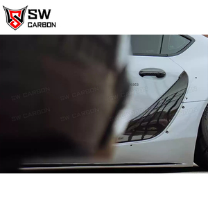 Guarnición de puerta lateral de estilo OEM de fibra de carbono para Toyota GR <span class=keywords><strong>Supra</strong></span> MK5 A90 A91, Panel lateral con acabado brillante, Kit divisor de deriva, parachoques de coche - Product Image 6