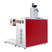 Machine de gravure CNC à fibre laser mini portable pour le marquage de clavier d'ordinateur portable, prend en charge les formats DXF/PLT/BMP