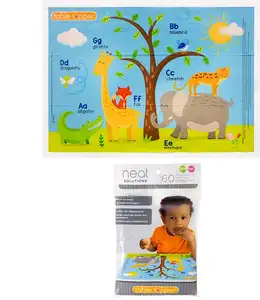 60 шт., пластиковые прямоугольные коврики для детей и малышей