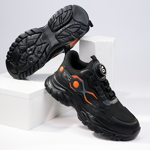 รองเท้าบูทนิรภัยหัวเหล็กสำหรับผู้ชาย สำหรับงานก่อสร้าง - Product Image 4