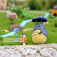 Figurines miniatures japonaises de dessins animés en promotion pour terrarium, décoration de micro-paysage, jouet pour jardin féerique, aquarium de bureau, pot de plantes