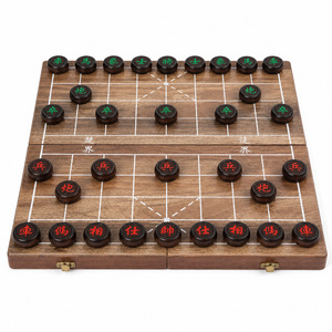 Large Carved Xiangqi <b>Set</b> Adult Chinese <b>Chess</b> Board Game Magnetic Feature Portable Packaging for School Academy Training Teaching - Product Image 4