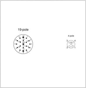 Caja de Distribución Inteligente bibo SVLEC IP67 M12 NPN PNP de 8 Vías con Conector M23 - Product Image 4
