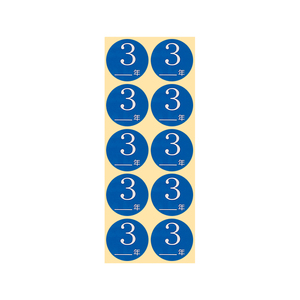 Adesivi Numerici Mensili Colorati da 25mm 1-12 - Product Image 1