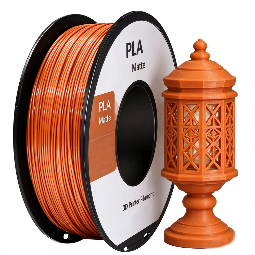 HAOXI 3D MATTE PLA Filament Matte Finish Hide Layer Line for Art Deco Project Factory OEM Stock Fast Shipping · image 1