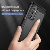 Étuis pour téléphone portable Motorola Edge 70 Max Texture en fibre de carbone brossée Antichoc Fin et souple TPU G87