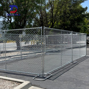 Galvanized Chain Link <strong>Fence</strong> <strong>Panels</strong> with 6ft Height 10ft Width, Portable <strong>Dog</strong> Kennel <strong>Dog</strong> Pen for Outdoor Pet Containment - Product Image 5