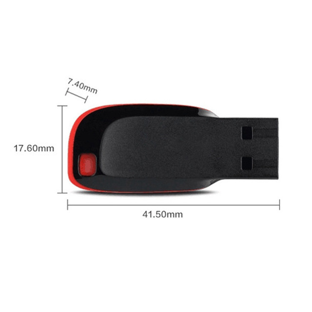 Usb Flash Drive 64GB 32GB 16GB 8GB 4GB Pen Drive Pendrive Waterproof Silver U Disk Memoria Usb Stick Gift