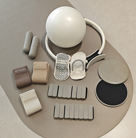 Kit de Pilates Professionnel OEM avec Logo Personnalisé : Bandes de Résistance, Tapis de Yoga en Caoutchouc PU et Bandes de Fessiers en Tissu