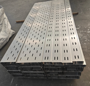 Factory Direct Perforated Heavy Duty Hot Dip Slotted Cable Tray for Chemical <b>Plant</b> Applications and Food Industry - Product Image 6
