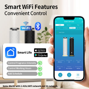 Siweiyi 120ml <b>Fragrance</b> <b>Diffuser</b> Anti-Leak Technology App-Controlled Waterless Operation Large Capacity for Home Hotel Use - Product Image 5