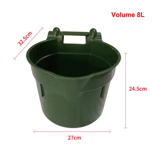 Mangeoire suspendue en plastique de 8 L pour <span class=keywords><strong>chevaux</strong></span>, utilisation en extérieur - Product Image 2