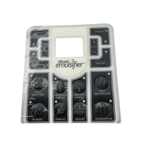 Boutons d'interrupteurs pour appareils électroménagers, plaques signalétiques en PET sérigraphiées, étiquettes sérigraphiées pour cuiseurs à riz, résistance à la corrosion à haute température
